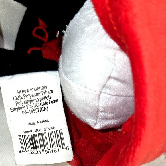 Disney Set of 2 Mickey Mouse Minnie Mouse 2011 Graduation Way To Go Plushies - Picture 11 of 12